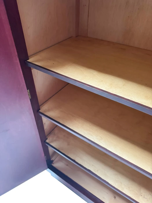 Art Deco Modernist Armoire by A.H. Jansen for L.O.V. Oosterbeek, 1920s